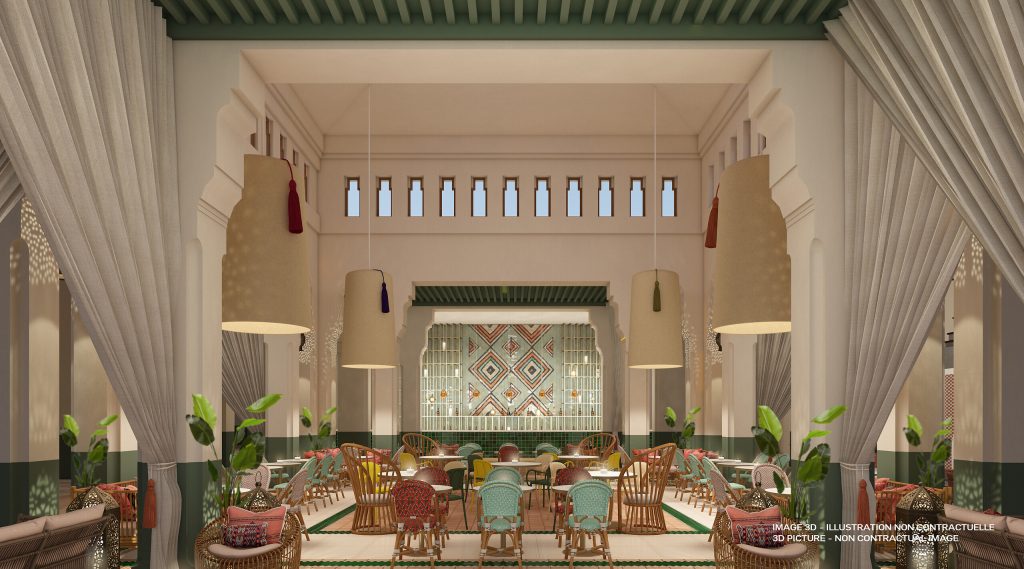 Bar Pacha Renovation Design Marrakech

