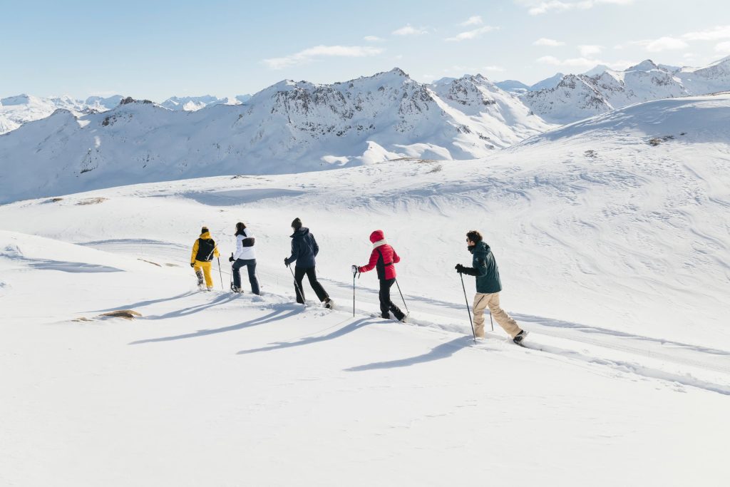 activité neige randonnée ski 