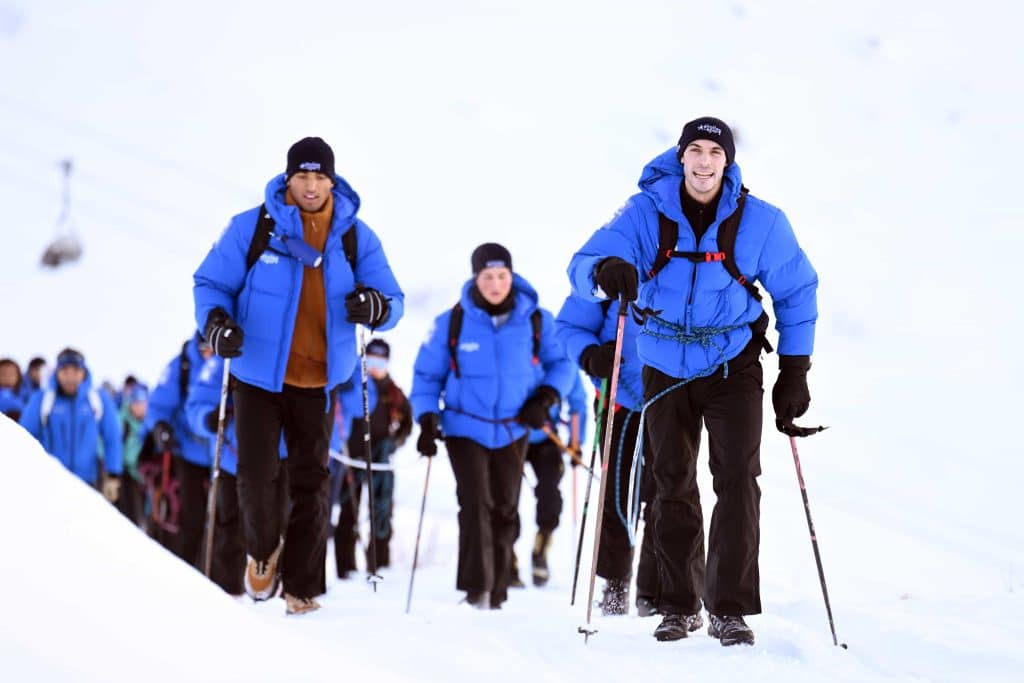 Etoiles du sport événement hivernal randonnée montagne